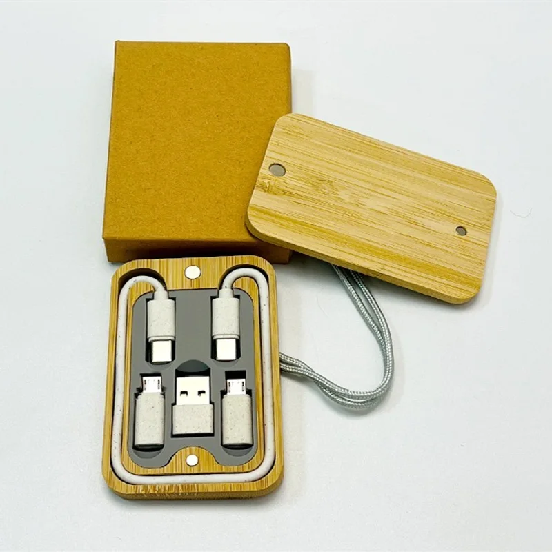 Bamboo kit with travel pouch