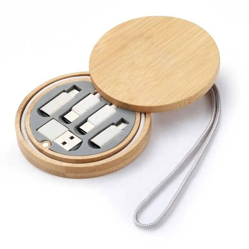Bamboo charging kit closed and open