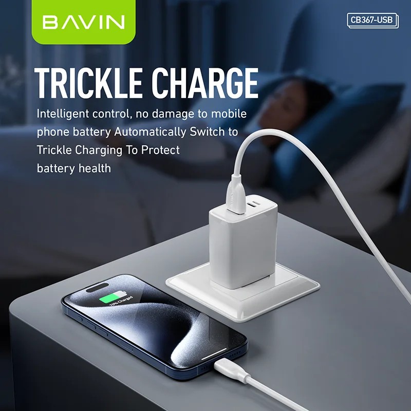 BAVIN trickle charge protecting battery health