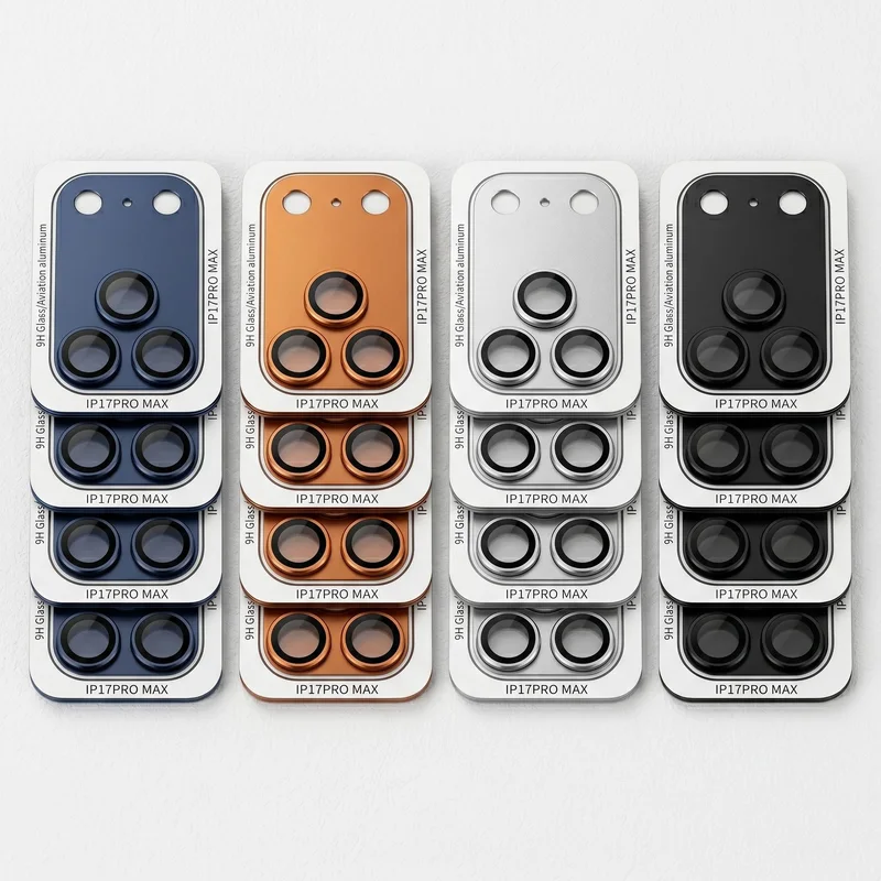 Matte Armor iPhone 17 Pro Max camera lens protector, front view