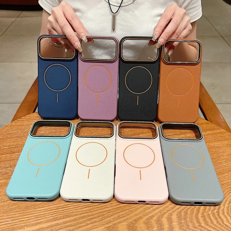 Luxury magnetic MagSafe iPhone cases in many colours