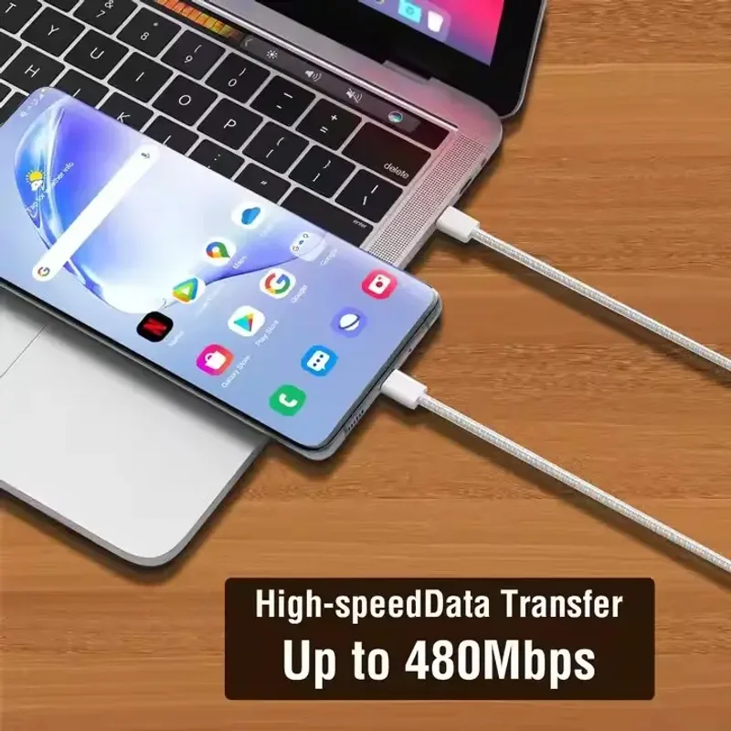 USB-C cable high-speed data transfer